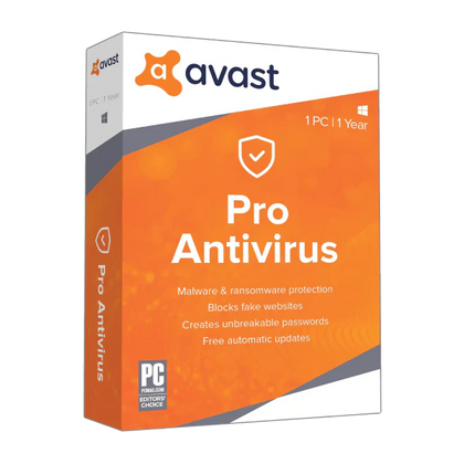 Avast Antivirus Pro (1 Year, 1 User)