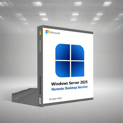 Microsoft Windows Server 2025 Remote Desktop Services 10 User CALs